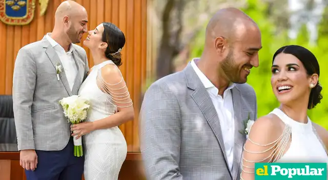 Liz Mariana Godoy esta felizmente casada con su pareja Renatto Pais.