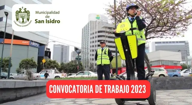 Conoce los puestos de trabajo que requiere la Municipalidad de San Isidro.