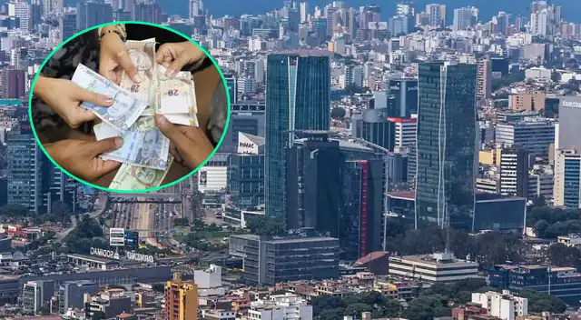 Distritos de Lima donde más dinero se gana en promedio.