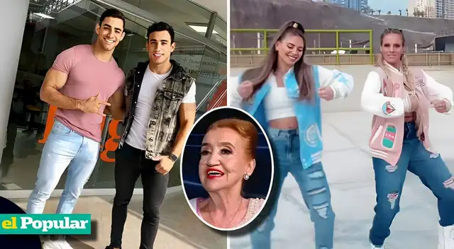 La señora Rosa María Queija les dio su total apoyo a las parejas de sus nietos.