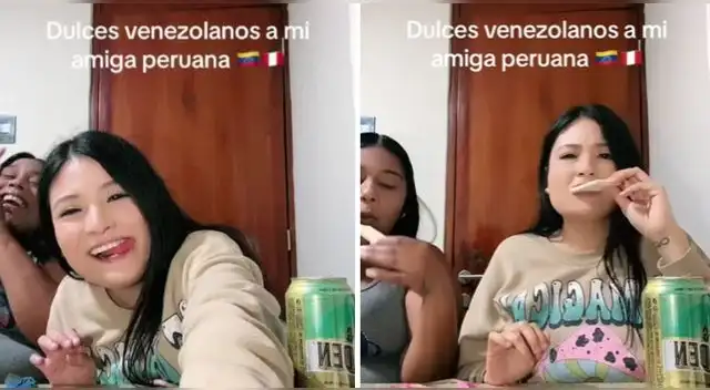 ¿Qué dijo la joven peruana tras probar dulces venezolanos?