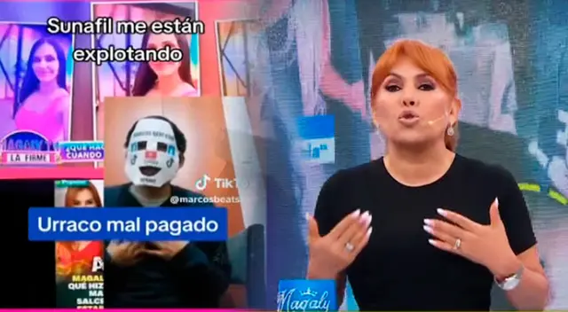Magaly Medina furiosa con Tiktoker.