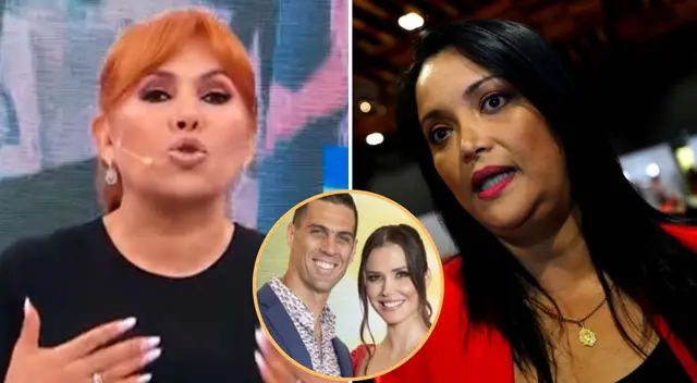 Magaly Medina responde fuerte a Mariella Zanetti tras sacar cara por Gustavo Salcedo. Magaly Medina responde fuerte a Mariella Zanetti tras sacar cara por Gustavo Salcedo.