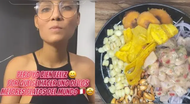 Venezolana prepara ceviche peruano y revela cuándo regresara a su país Venezolana prepara ceviche peruano y revela cuándo regresara a su país