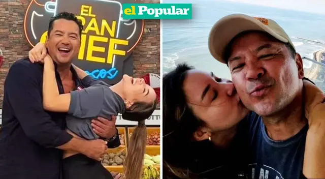 George Fuller orgulloso de Ale Fuller al verla en la final de El Gran Chef Famosos. George Fuller orgulloso de Ale Fuller al verla en la final de El Gran Chef Famosos.