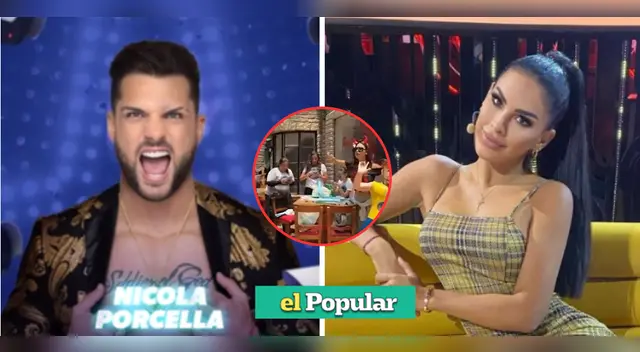 Tefi Valenzuela apoya a Nicola Porcella en la final de 'La casa de los famosos'. Tefi Valenzuela apoya a Nicola Porcella en la final de 'La casa de los famosos'.