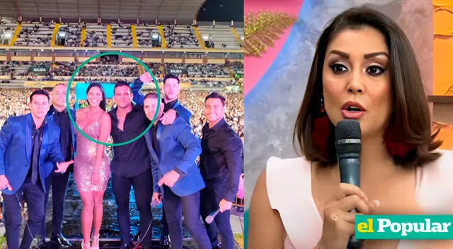 Rocío Miranda publicó una foto junto a Christian Domínguez.