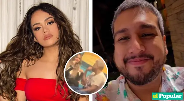 Mayra Goñi fue captada en salida con Ricardo Mendoza.