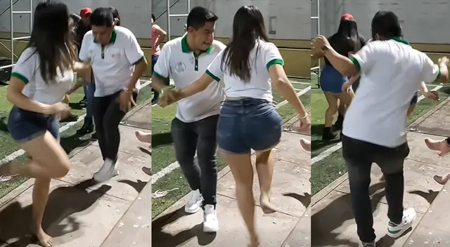 Peruanos se roban el show con singulares movimientos al ritmo de huayno cajamarquino y causan sensación. Peruanos se roban el show con singulares movimientos al ritmo de huayno cajamarquino y causan sensación.