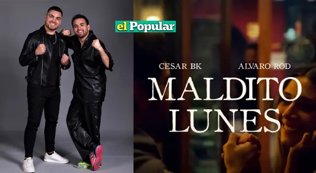 Álvaro Rod y Cesar Bk celebran éxito de ‘Maldito lunes’. Álvaro Rod y Cesar Bk celebran éxito de ‘Maldito lunes’.