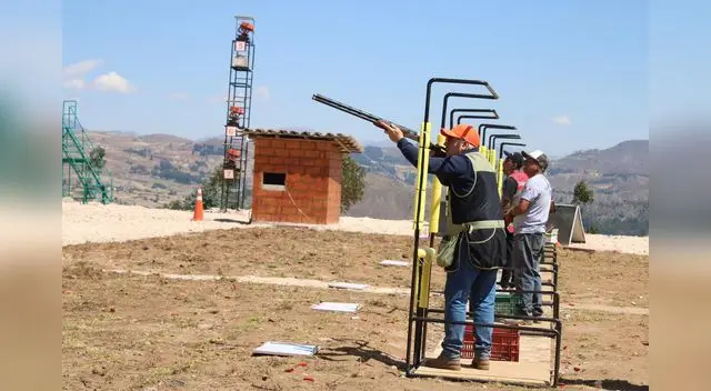 Francisco Boza en el Polígono en Cajamarca.