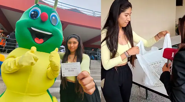 Alumna de San Marcos acampó dos días para recibir almuerzo especial. Alumna de San Marcos acampó dos días para recibir almuerzo especial.