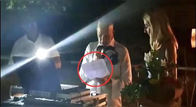 Empresario italiano revela infidelidad de su novia cuando iban a anunciar su boda en Italia.