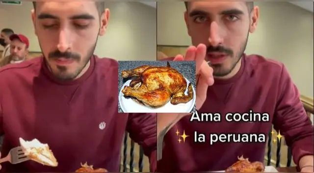 Pollo a la brasa deja sin palabras a joven griego que lo probó por primera vez y es viral en TikTok. Pollo a la brasa deja sin palabras a joven griego que lo probó por primera vez y es viral en TikTok.