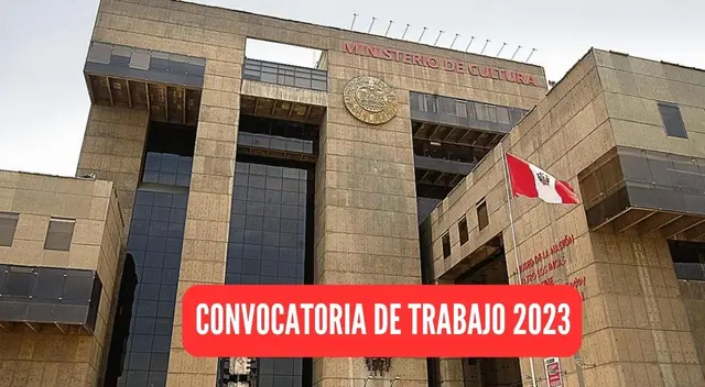 Conoce la oferta laboral actual del Ministerio de Cultura. Conoce la oferta laboral actual del Ministerio de Cultura.