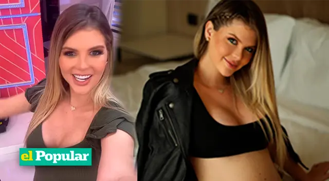 Brunella Horna revela cómo reaccionó al sentir a su bebé. Brunella Horna revela cómo reaccionó al sentir a su bebé.