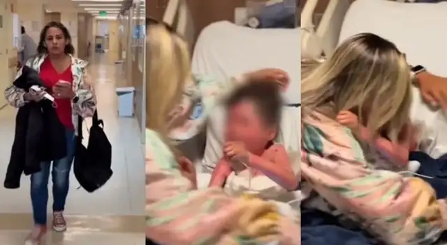 El emotivo encuentro sucedió en un hospital de Brasil.