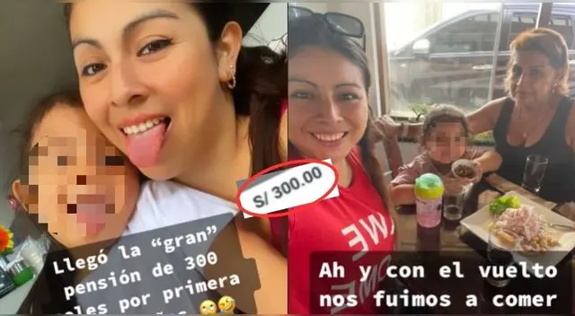 Peruana revela qué hace con los 300 soles que envía el papá de su hija y es viral en TikTok.