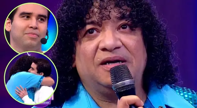 Carlos Vílchez recibió la sorpresa de su hijo mayor Jean Carlo. Carlos Vílchez recibió la sorpresa de su hijo mayor Jean Carlo.