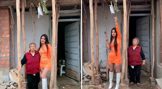 Una influencer peruana sorprende en las redes sociales al cumplir el sueño de una casa a su abuela Una influencer peruana sorprende en las redes sociales al cumplir el sueño de una casa a su abuela