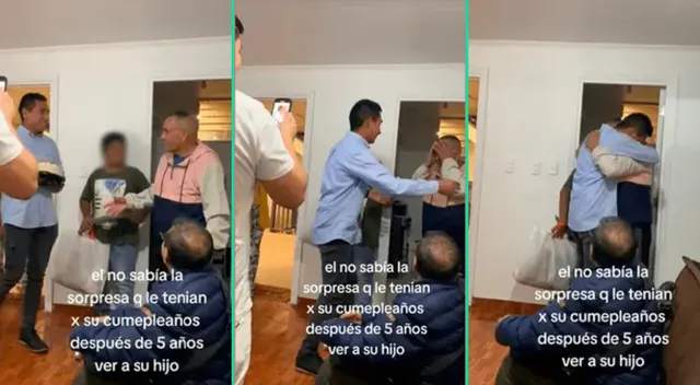 El emotivo reencuentro fue viral en TikTok.