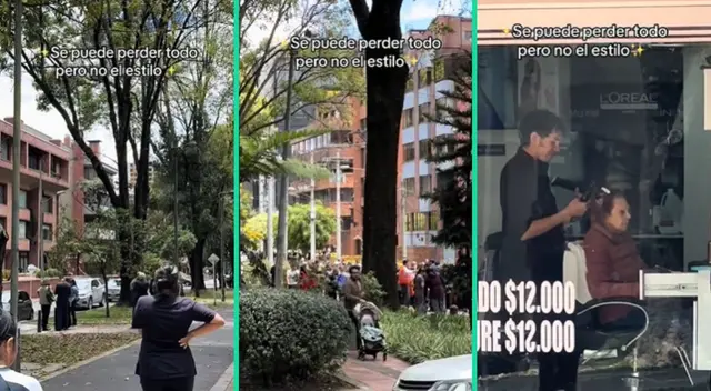 La sorprendente escena fue viral en TikTok.