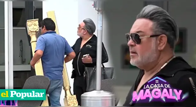 Andrés Hurtado trae su propia cama en 'La casa de Magaly'.