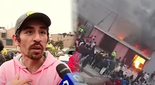 Incendio en vivienda en SJL causa la muerte de adulto mayor.
