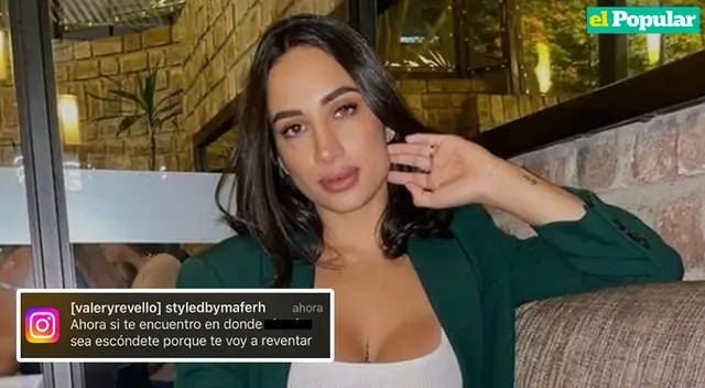 Valerya Revelleo hizo una denuncia pública por amenazas.