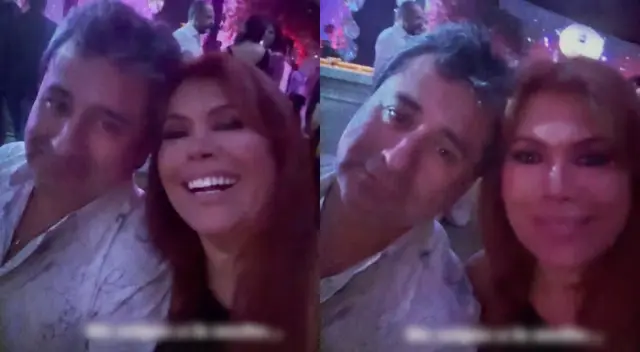 Magaly Medina y Alfredo Zambrano se lucen juntos disfrutando de canciones de Luis Miguel.