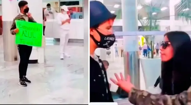 Un joven se enteró de una infidelidad al acudir de manera sorpresiva a recoger a su novia al aeropuerto.