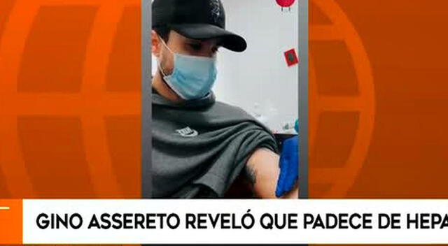  Gino Assereto padeció hepatitis. Foto: Captura América TV   