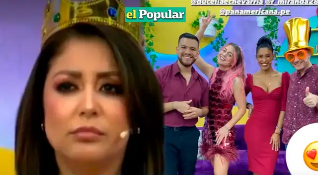 Ducelia Echevarría reemplazó el día de ayer a Karla Tarazona en 'Préndete'.