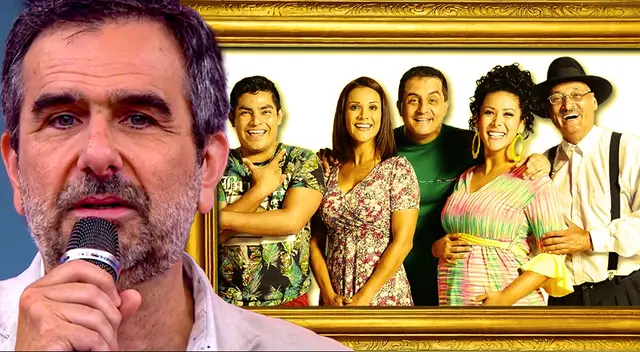 Giovanni Ciccia emocionado al recibir buenos comentarios de sus colegas de "Al fondo hay sitio". Giovanni Ciccia emocionado al recibir buenos comentarios de sus colegas de "Al fondo hay sitio".