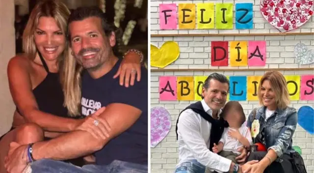 Jessica Newton y su esposo celebraron su primer día de los abuelos con su nieto Milan. Jessica Newton y su esposo celebraron su primer día de los abuelos con su nieto Milan.