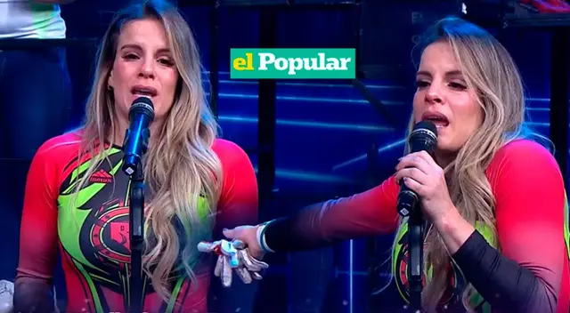 Alejandra Baigorria rompe en llanto en 'Esto es guerra'.
