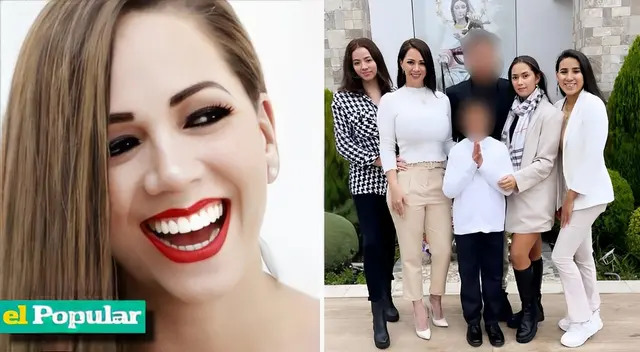 Melissa Klug feliz con sus hijos