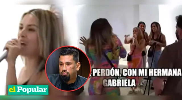 Fiorella Retiz le dice 'hermanita' a Gabriela Serpa.