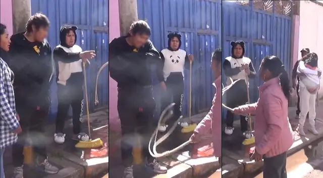 La madre entre lágrimas castigó a su hijo por el robo de un celular. La madre entre lágrimas castigó a su hijo por el robo de un celular.