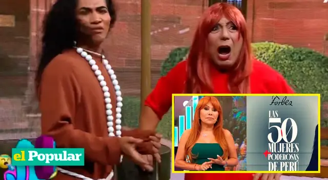 Magaly Medina es imitada en JB en ATV.