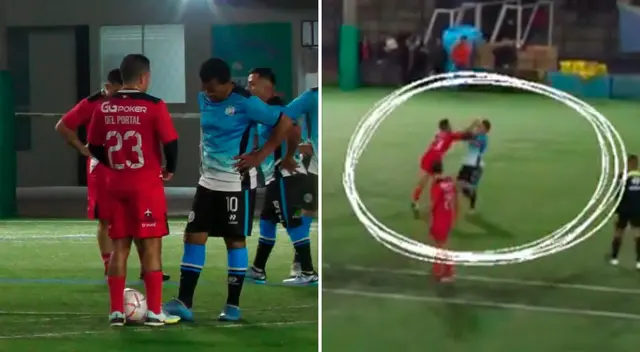 Óscar del Portal fue protagonista de una pelea en el partido benéfico de los Once Machos con el Diamante Uribe. Óscar del Portal fue protagonista de una pelea en el partido benéfico de los Once Machos con el Diamante Uribe.