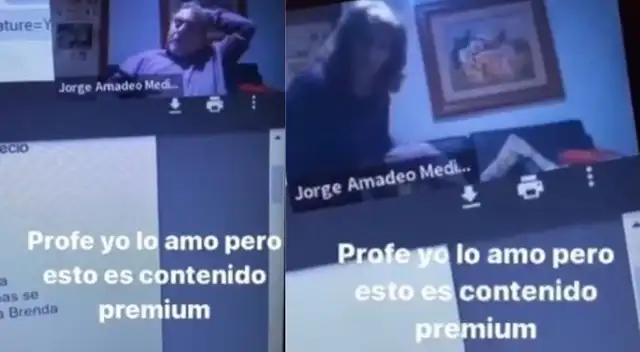 Profesor pasó incomodo momento