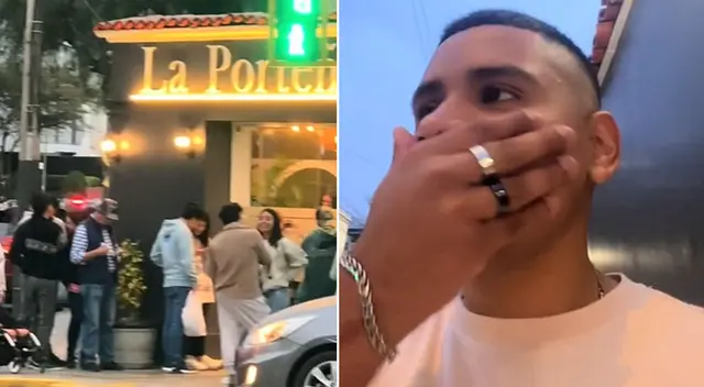 La escena se ha vuelto viral en la app china. La escena se ha vuelto viral en la app china.