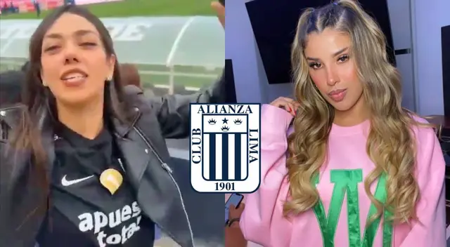 La cantante de salsa Suu Rabanal demostró que es hincha de Alianza Lima.