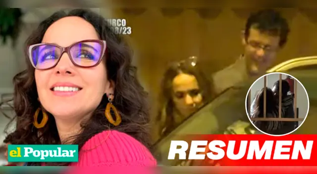 Érika Villalobos y amigo de colegio son ampayados en apasionados besos.