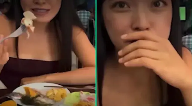 La reacción de la joven japonesa fue viral en TikTok.