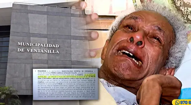 El adulto mayor vive un viacrucis, pese a que le ganó el juicio a la Municipalidad de Ventanilla.