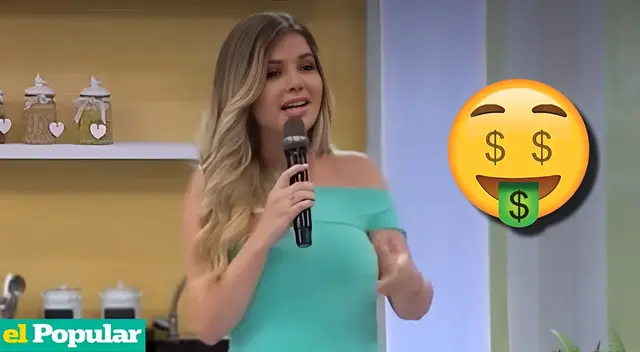 En América Hoy, Brunella Horna dejó en shock a sus compañeros al contar que su familia recibió millones hace muchos años.