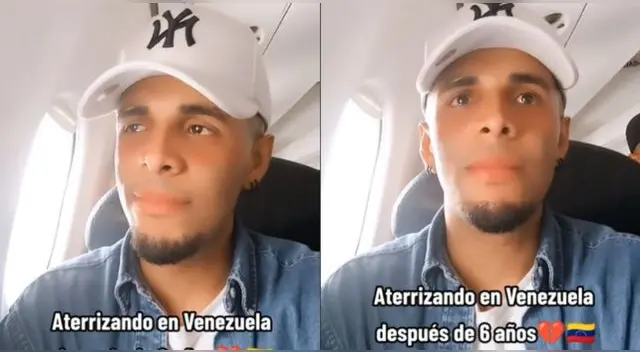 Venezolano llora de emoción tras volver a su país después de 6 años y es viral en TikTok.