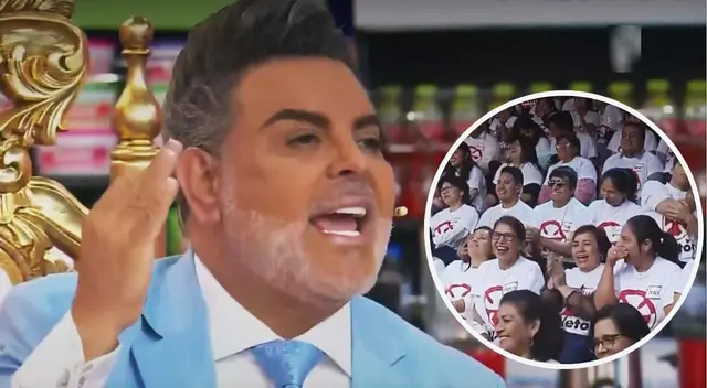 Andrés Hurtado vacila a su público. Andrés Hurtado vacila a su público.